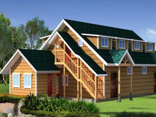 防腐木木屋建造