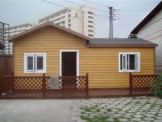 防腐木木屋建造