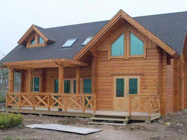 防腐木木屋建造