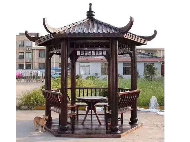 防腐木凉亭建造